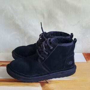 UGG Black Classic Ankle Mini Boots Size 6.